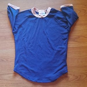 Navy blue long sleeve tee